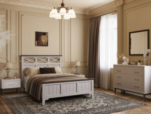 Кровать Грация-5 200*160 Белый Античный